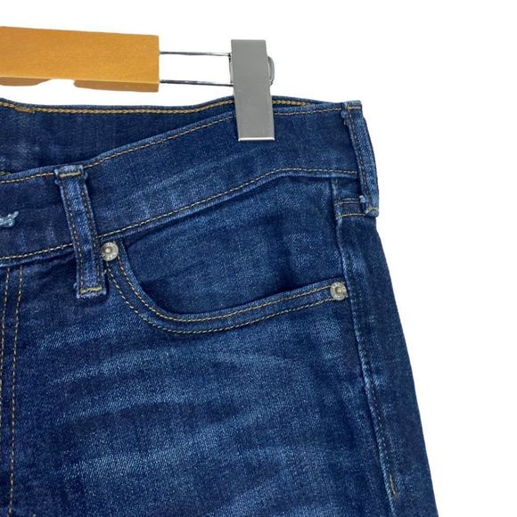 Abercrombie mens Blue Dark Wash Felix Super Slim Stretch Denim Jeans US 31 X 30 - Picture 8 of 12